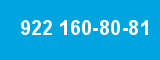 922 160-80-81